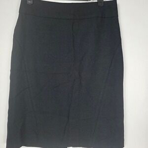 Banana Republic Black Pencil Skirt Tailored Career Business Size 2